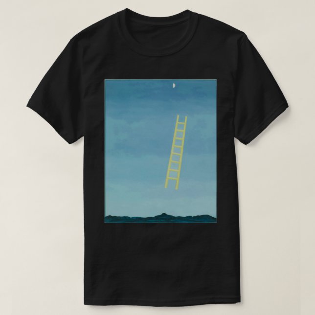 T-shirt Georgia O&x27 ; Keeffe Ladder to the Moon 1958 Mag (Design devant)