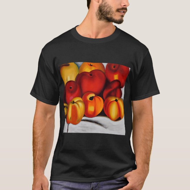 T-shirt Georgia O'Keeffe Blue-03 (Devant)