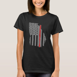 T-shirt Géorgie American Flag State Map Fierté Patriotique