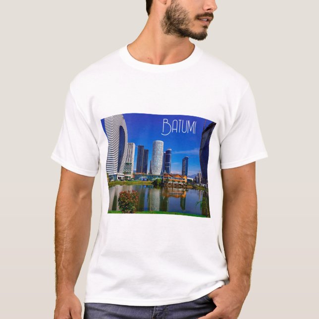 T-shirt Géorgie Batumi Architecture Paysage (Devant)