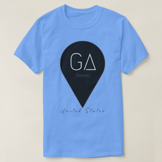 T-shirt Géorgie É (Design devant)