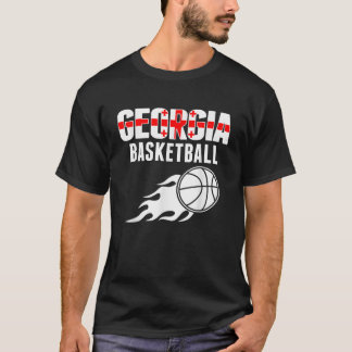 T-shirt Géorgie Fans de basket-ball Jersey Drapeau géorgie