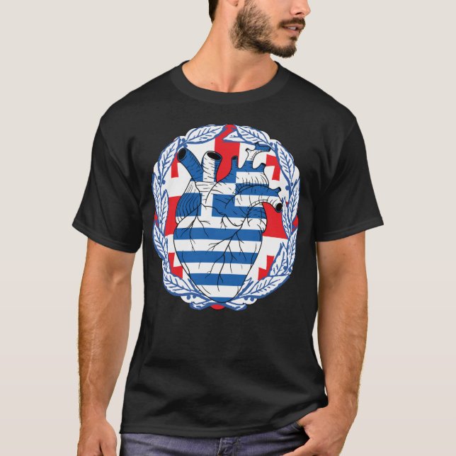 T-shirt Géorgie Indépendance grecque Grèce (Devant)