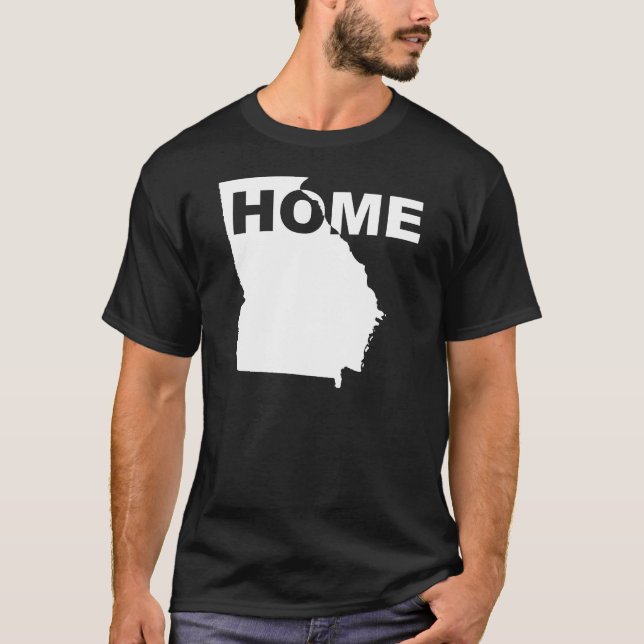 T-shirt Géorgie Maison Loin de l'État (Devant)