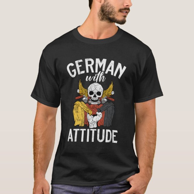 T-shirt Ger Avec Attitude Ger (Devant)