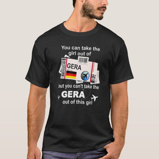 T-shirt Gera Boarding Pass Gera Girl Gera (Devant)