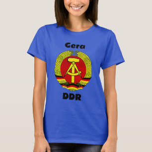 T-shirt Gera, Deutsche Demokratische Republik - DDR.