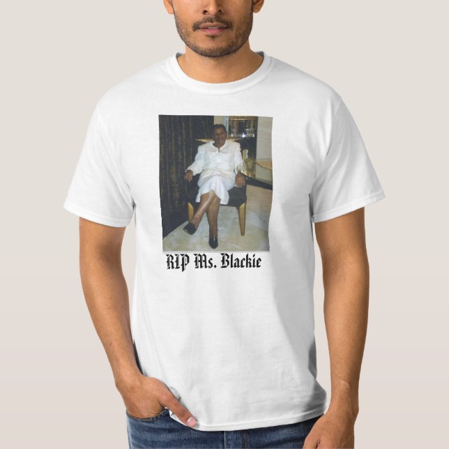 T-shirt Geraldine, Mme de DÉCHIRURE Blackie - Custo… - (Devant)