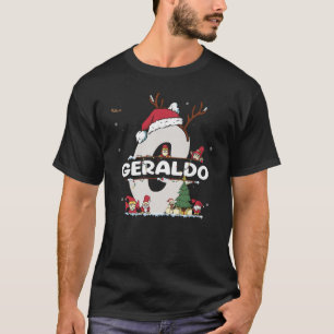 T-shirt Geraldo Christmasw Geraldo Nom pour les Noël drôle