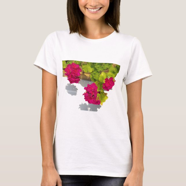 T-shirt Géranium rose (Devant)