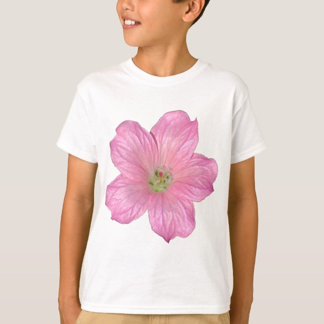 T-shirt Géranium rose (Devant)
