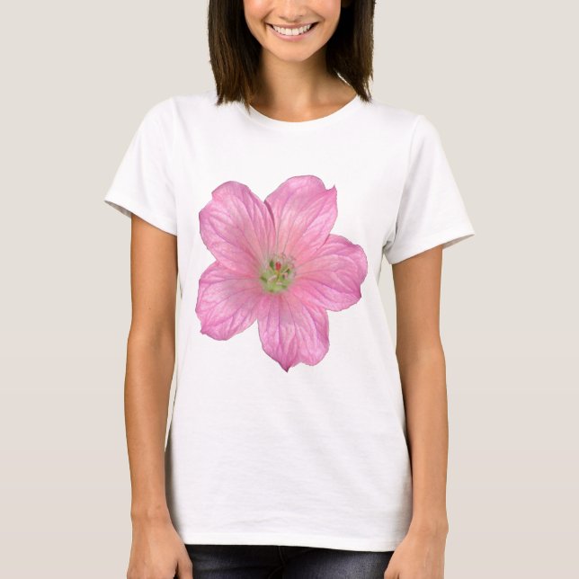 T-shirt Géranium rose (Devant)