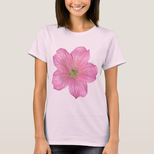 T-shirt Géranium rose (Devant)