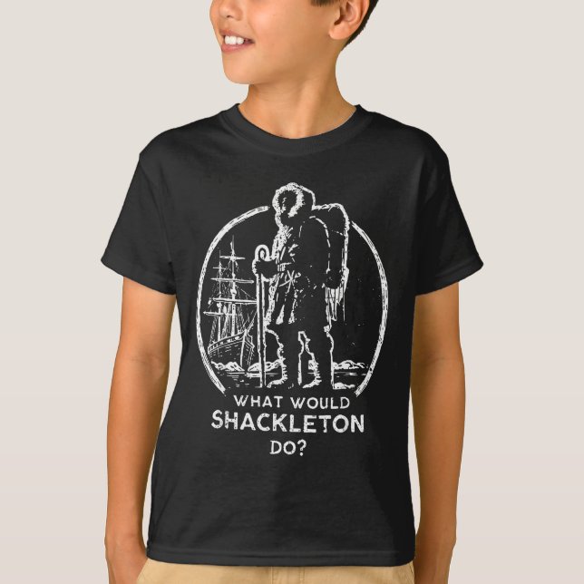 T-shirt Gérants de l'énergie de leadership de Shackleton R (Devant)