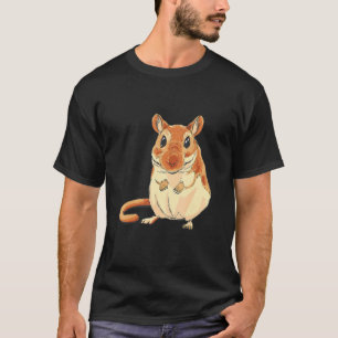 T-shirt Gerbil Animal Rodent Rat Desert Créatures Gerbil O