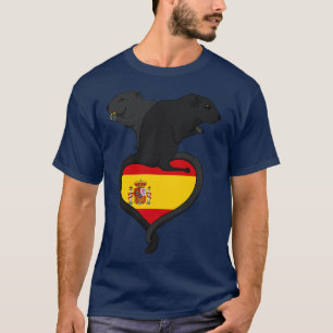 T-shirt Gerbil Espagne sombre