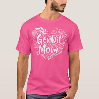 T-shirt Gerbil Maman Pour Maman Qui Aime Gerbil Gerbil Mam