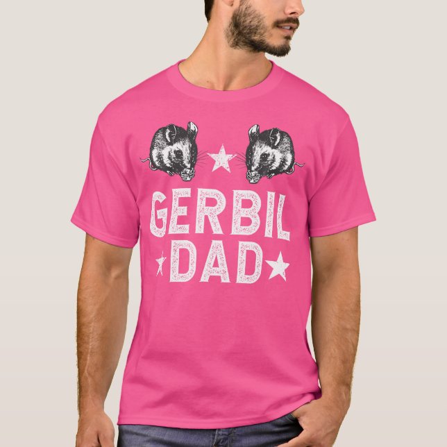 T-shirt Gerbil Papa Gerbil Lover Gerbil Boy Gerbils (Devant)
