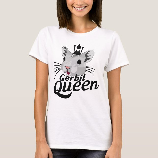 T-shirt Gerbil Queen (Devant)