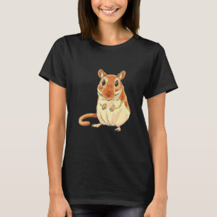 T-shirt Gerbille Animal Rongeur Rat Créatures du désert Ge