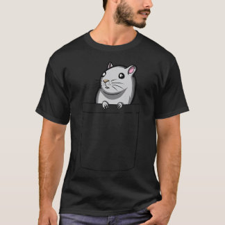 T-shirt Gérbille Souris Animal de Compagnie Pochette