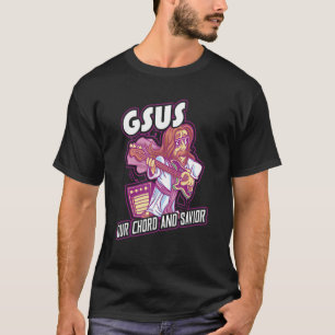 T-shirt Gérez Notre Chord Et Sauveur Guitare Musicien