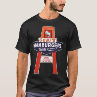 T-shirt Geri&x27 ; s Hamburgers Marquee Defunct Fast Food