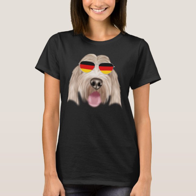 T-shirt German Flag Grand Basset Griffon Vendeen Dog Germa (Devant)