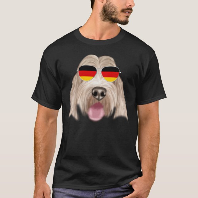 T-shirt German Flag Grand Basset Griffon Vendeen Dog Germa (Devant)
