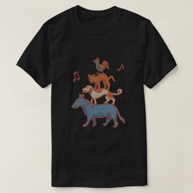T-shirt German Medieval Band: Geh Bremen! (Design devant)