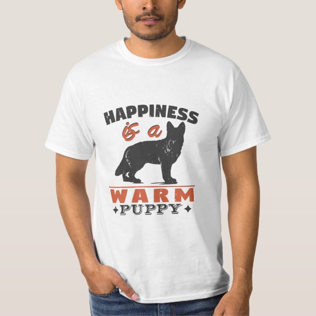 T-shirt german shepherd dog owner (Devant)