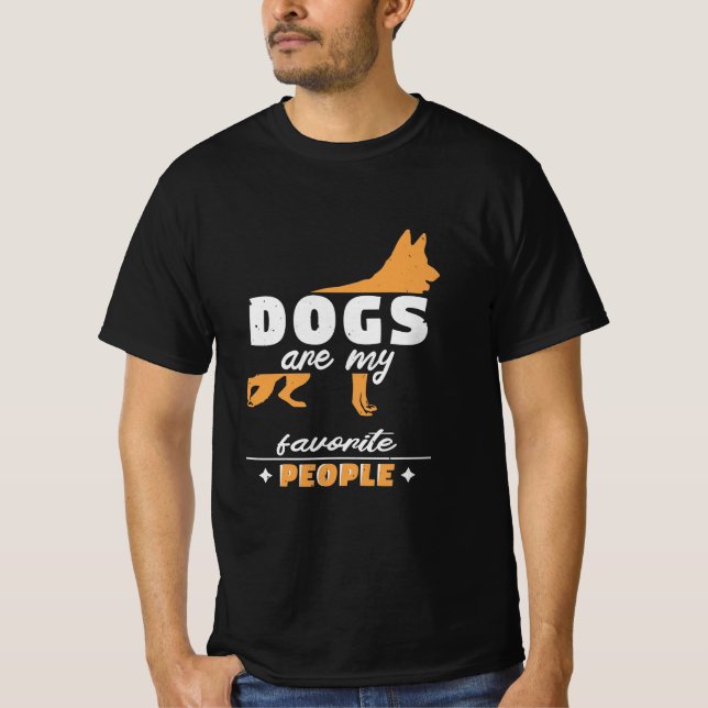 T-shirt german shepherd dog owner (Devant)