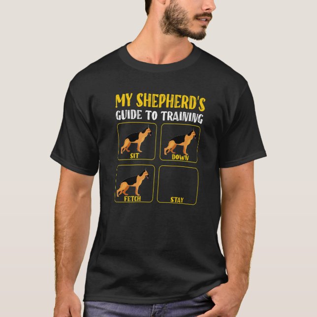 T-shirt german shepherd dog training guide shepherd mom da (Devant)
