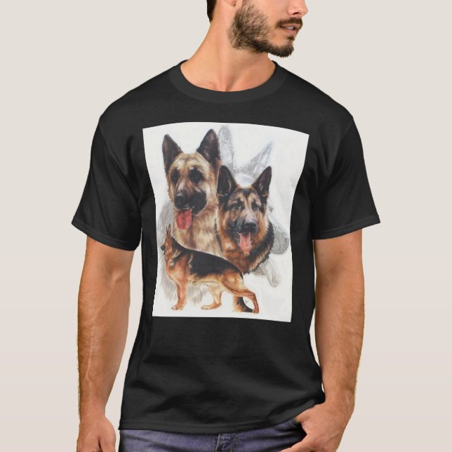 T-shirt German Shepherd Grouping (Devant)