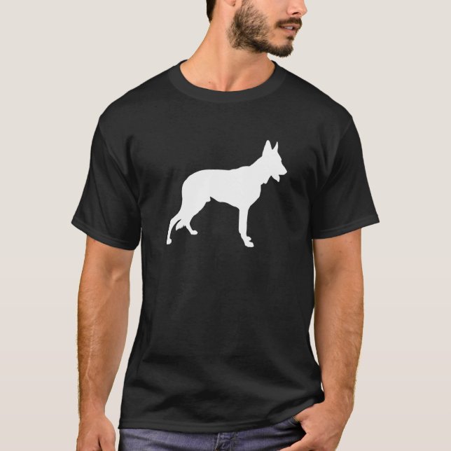T-shirt German Shepherd GSD Dog  Mom Dad Pet Cute  Puppy (Devant)