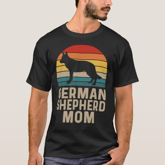 T-shirt German Shepherd Maman German Shepherd Dog Breed Lo (Devant)