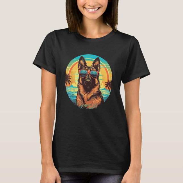 T-shirt German Shepherd Men Women Kids (Devant)