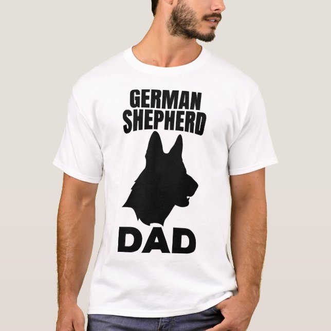 T-shirt German Shepherd Papa (Devant)
