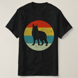 T-shirt GERMAN SHEPHERD rétro vintage silhouette les année