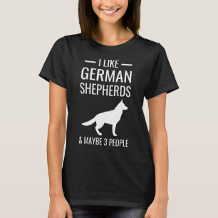 T-shirt German Shepherd's Amp Peut-être 3 personnes