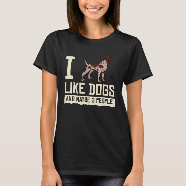 T-shirt German Shorthaired Pointer Dog  Puppies Owner (Devant)