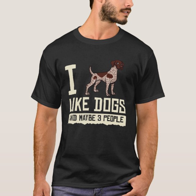 T-shirt German Shorthaired Pointer Dog  Puppies Owner (Devant)