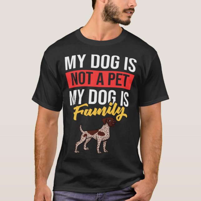 T-shirt German Shorthaired Pointer Dog  Puppies Owner   1 (Devant)