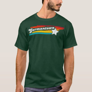 T-shirt Germantown Tennessee Vintage Souvenir détendu 1