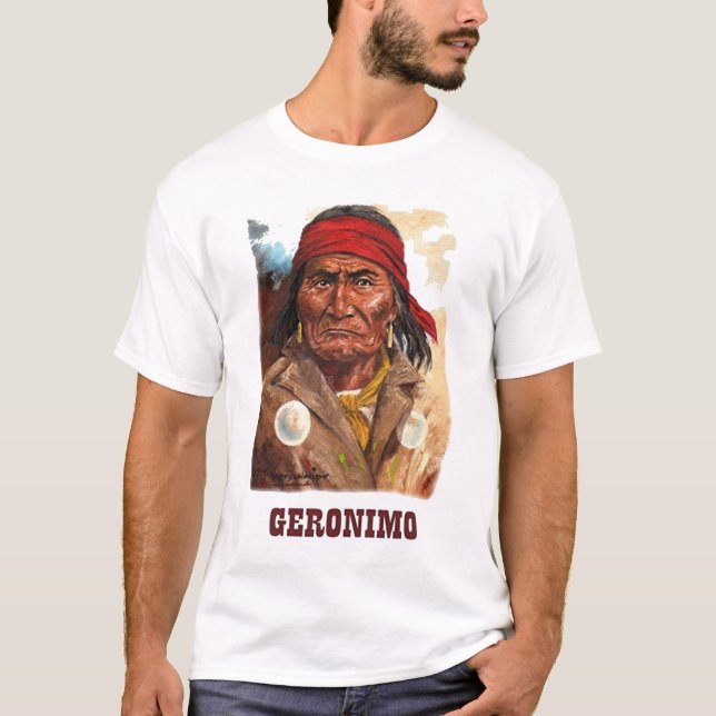 T-shirt Géronimo amérindien (Devant)