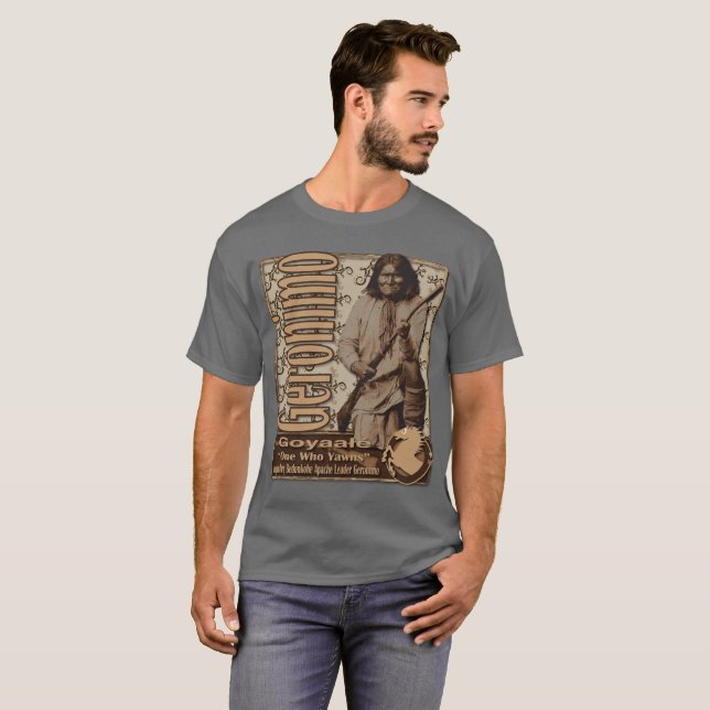 T-shirt Geronimo Bedonkohe Apche (Devant entier)