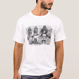 T-shirt Geronimo et trois de ses guerriers d'Apache, 1886