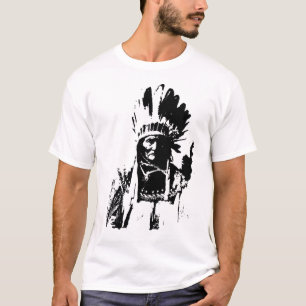 T-shirt Geronimo noir et blanc