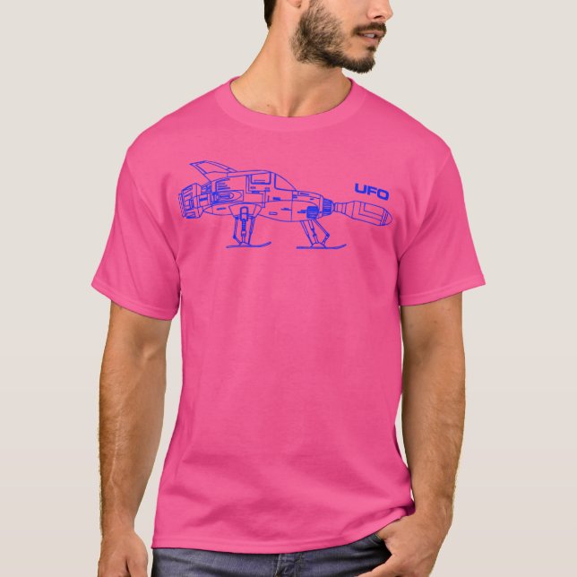 T-shirt Gerry Anderson Tv Sci-Fi Classic - Ufo - Moonbase (Devant)