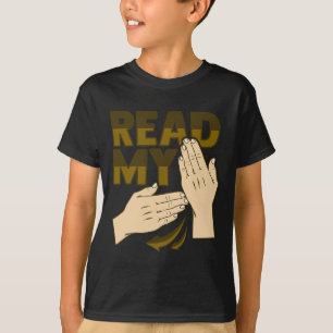 T-shirt Geste de la main ASL Sensibilisation à la surdité